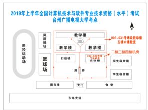 全國計算機技術與軟件專業技術資格考試即將開考，臺州考場示意圖及計算機軟件技術開發備考指南